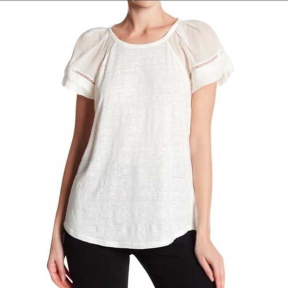 Rebecca Taylor Linen and Silk Blouse  Size S - Picture 6 of 11